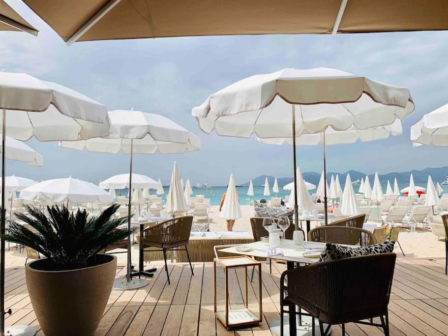 Mythique Miramar Cannes Croisette Terrasse Clim Parking Wifi Esterno foto