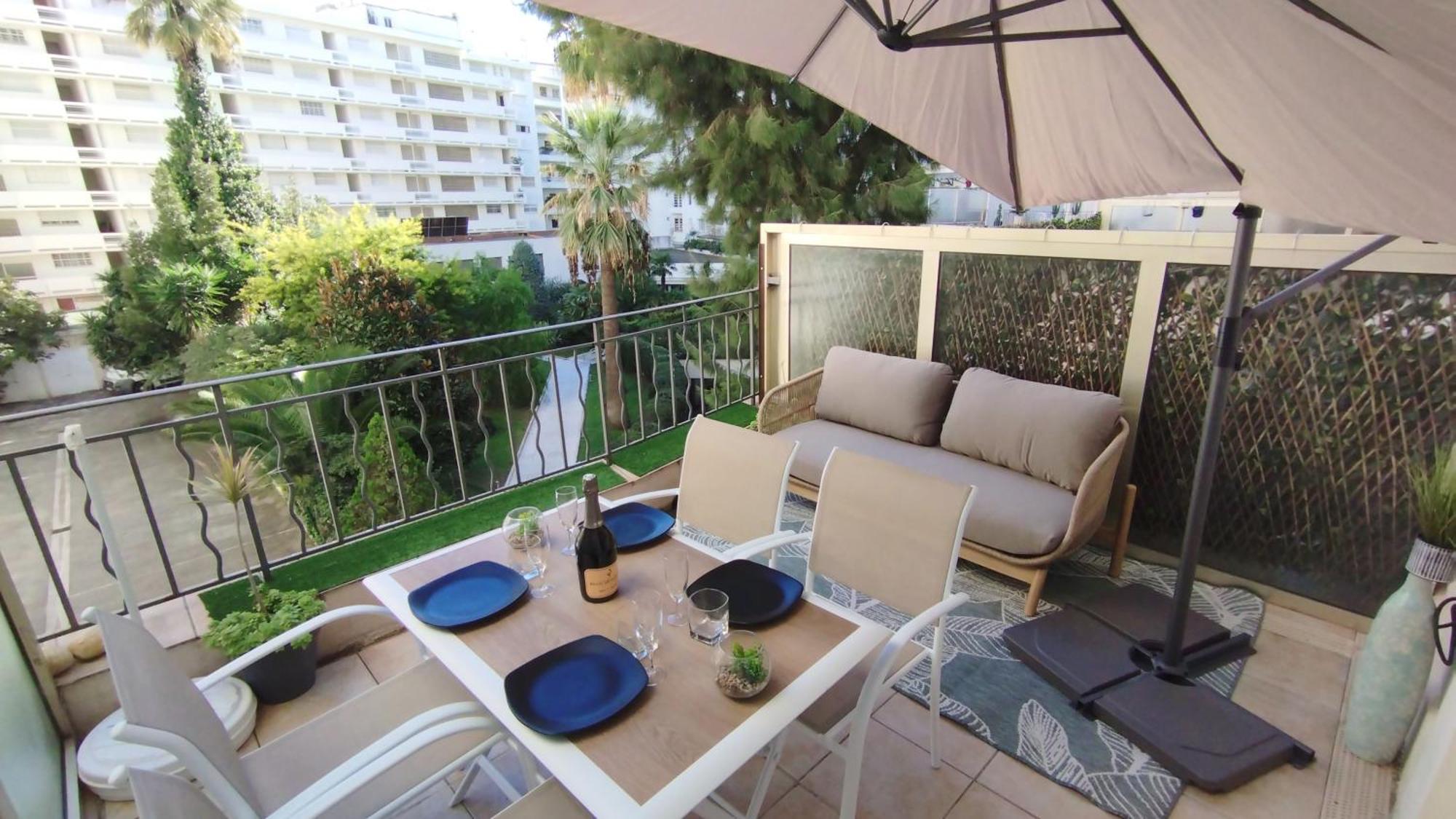 Mythique Miramar Cannes Croisette Terrasse Clim Parking Wifi Esterno foto